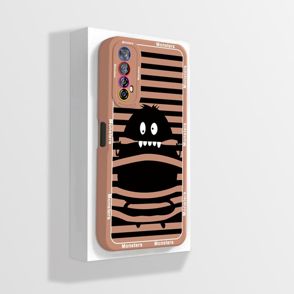 For Realme 7 Case Soft Silicone Cute Cartoon Phone Cover Shell for OPPO Realme Narzo 20 Pro 30 Narzo30 4G Cases New Design Funda