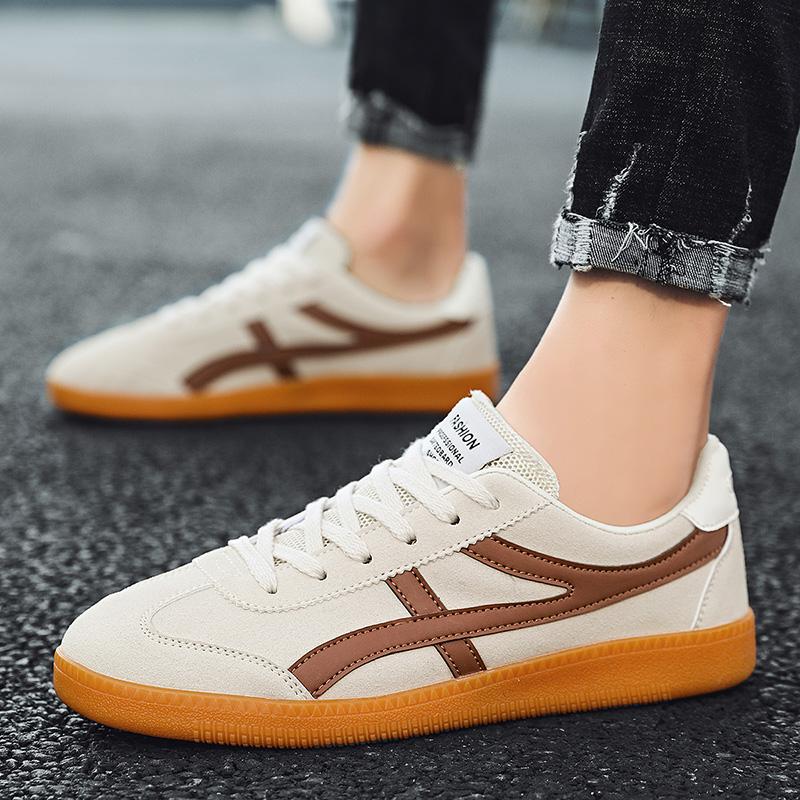 men's Lightweight and Comfortable Skateboarding Shoes Versatile Anti Slip Walking Shoes Outdoor Fashion Jogging Casual Shoes