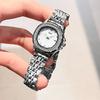 Fashion Women'S Diamond Quartz Steel Belt Watch Light Luxury High Sense Versatile Temperament Women'S Fritillary Watch