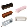 Multifunctional Pen Bag Waterproof PU Pencil Bag Clear Pen Pouch Zippered Pencil Case for Student Teacher School Office