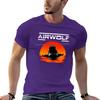 Airwolf Tv Series Supercopter Tshirt Sports Fans Funnys Oversized Graphic Tee Oversizeds Black Tshirts For Unisex