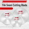 Jundingying 60x16x0.5mm Slanted Tooth Tile Grout Cutting Disc
