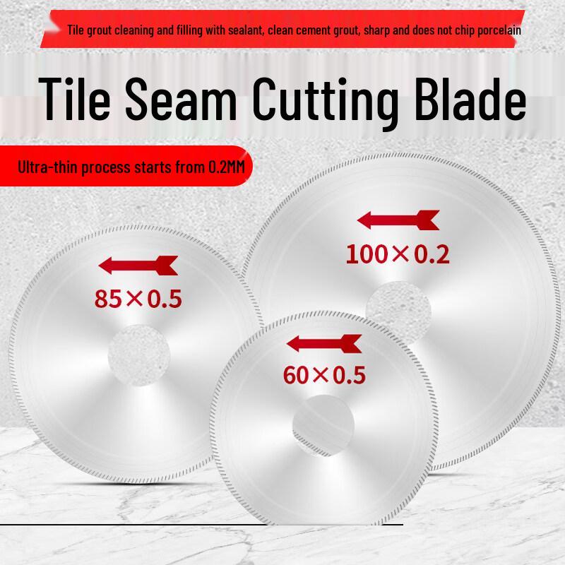 Jundingying 60x16x0.5mm Slanted Tooth Tile Grout Cutting Disc