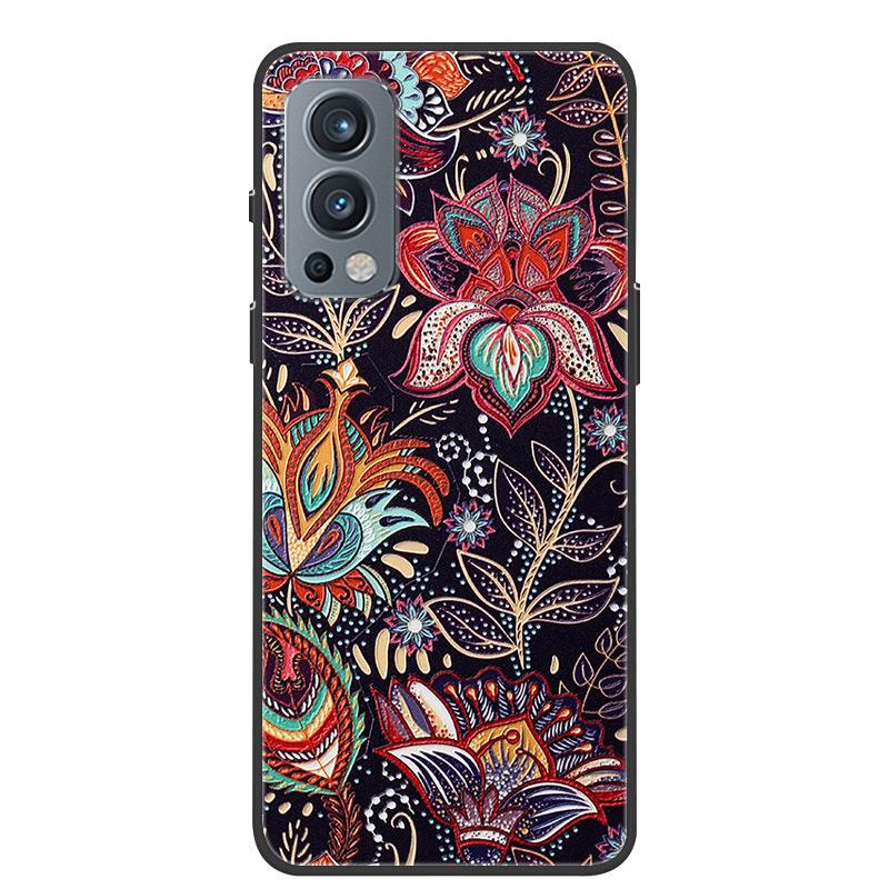 För Oneplus Nord 2 5G Fodral 3D Drake Prägling Mjuk TPU Silikon Baksidesfodral För Oneplus Nord2 5G One Plus Nord 2 Coque Bumper