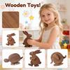 Handmade Wooden Walking Animal,Eco-Friendly Wooden Decor,Versatile Gift For All Occasions