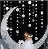 Pendant Ornaments Christmas Decorations for Home New Year 400cm Twinkle Star Snowflake Paper Garlands Christmas