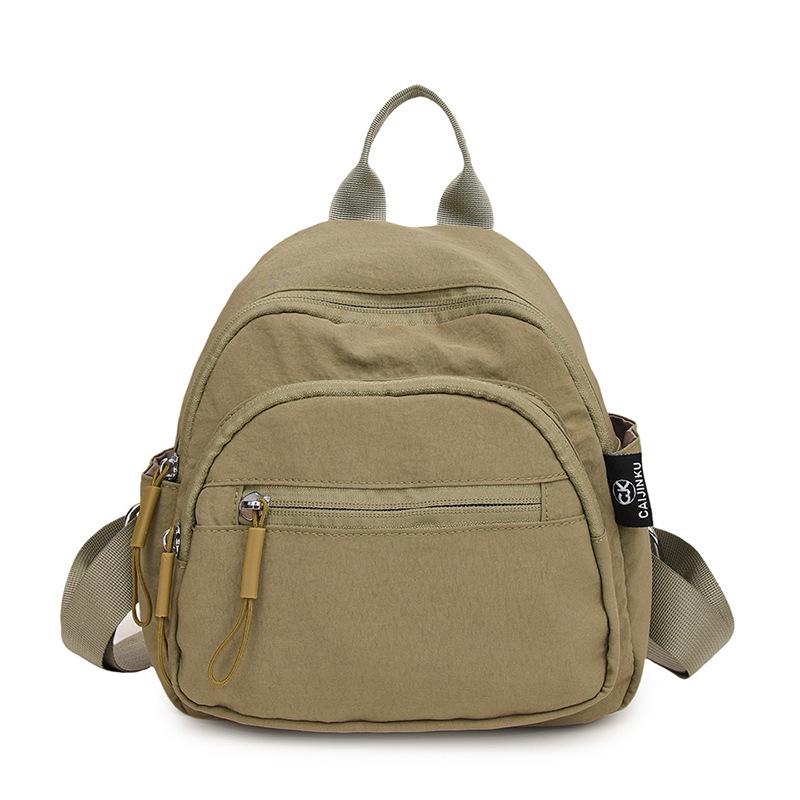 2025 summer new backpack large capacity multi-pocket practical backpack lightweight simple leisure travel commuter bag