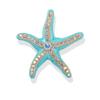 Creative Enamel Starfish Brooch Lightweight No Fade Jewelry for Women Coat Lapel Pin Wedding Guest Wear Gift