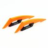 1 Pair Motorcycle Winglet Universal Aerodynamic Spoiler Wing Self-Adhesive Sticker Motorcycle Scooter E-Bikes Decoration