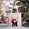 Christmas Letter Print Messenger Bag Student Casual Canvas Bag New