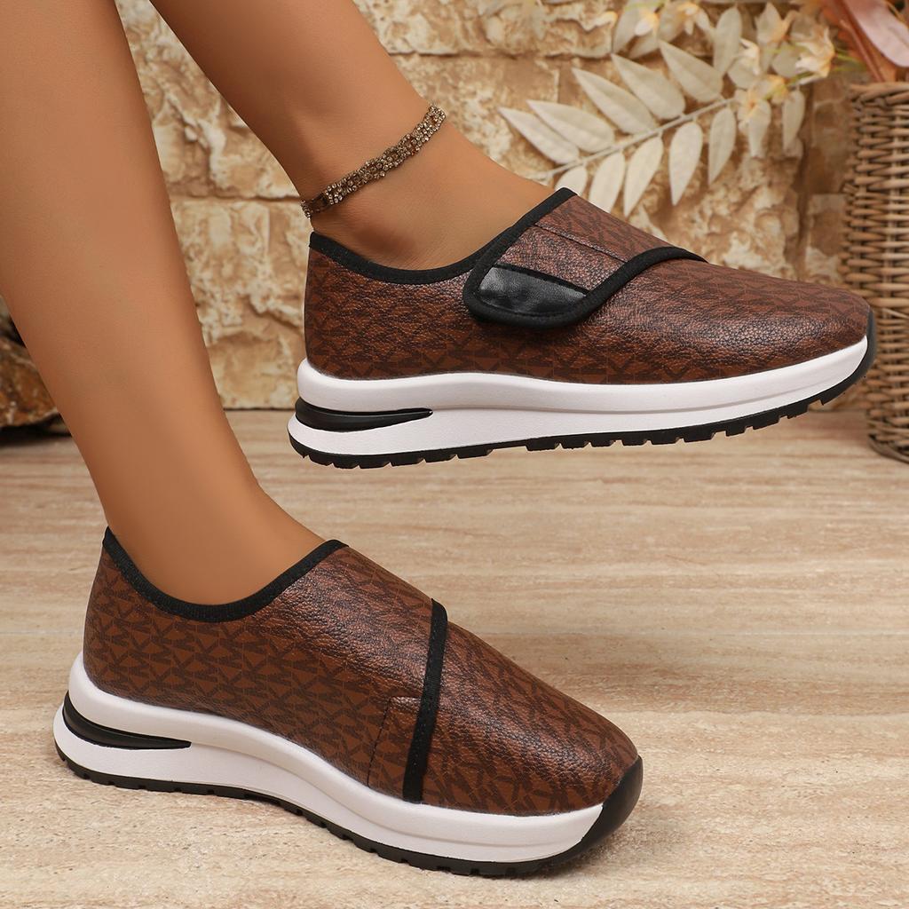 Fashion New Women's Fashion Round Toe Non-Slip Thick Soled Vulcanized Shoes Woman Daily Casual Comfortable Walking Sports Shoes