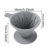 Cone-shaped Coffee Filter Basket Reusable Dripping Coffee Device  Home Coffee Brewing
