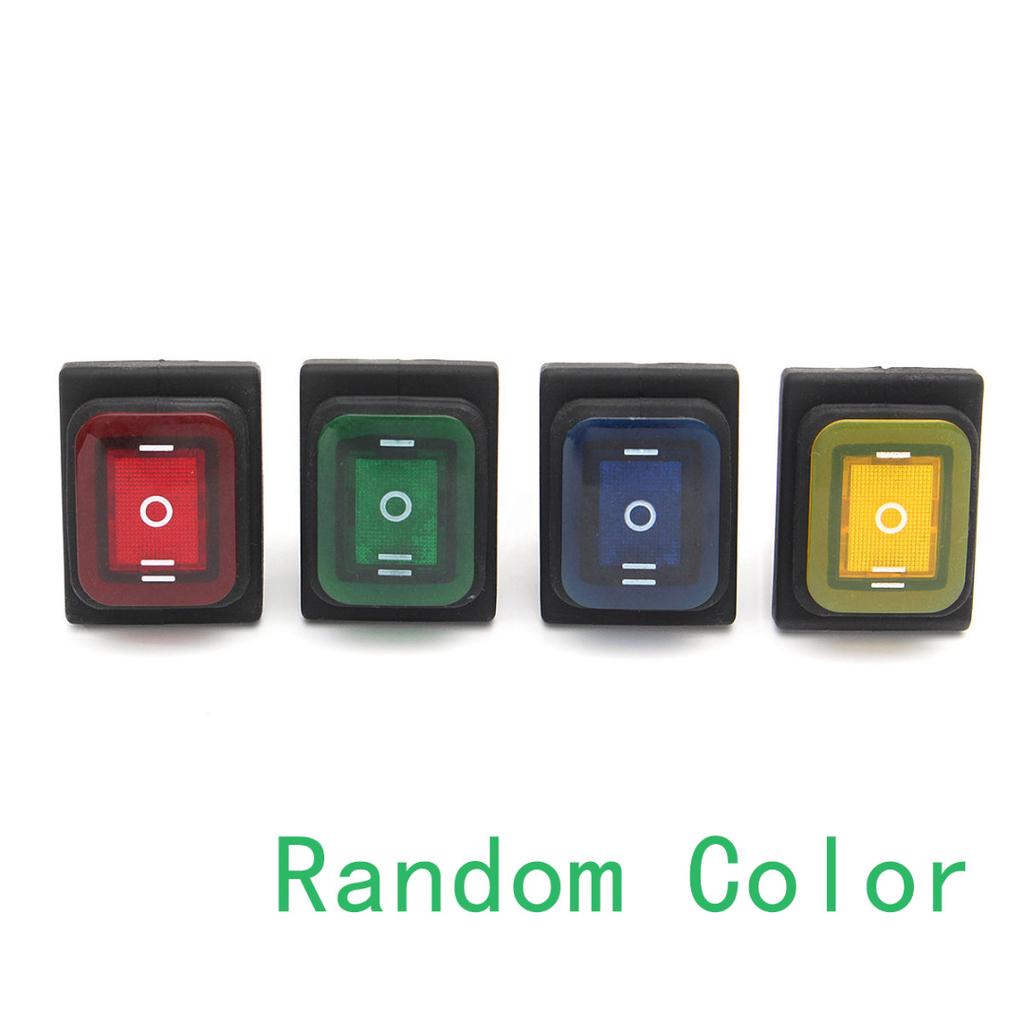 1 bucă barcă mașină pornit-oprit-on 6 pini 12V LED întrerupător basculant cu basculant rezistent la apă