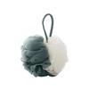Large Bi-Colour Shower Balls Colourful PE Soft Frosted Bubble Bath Flower Flower Soft Scrubbing Bubble Net Two Color Bath Flower