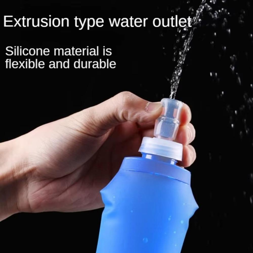 Leak-Proof Running Water Bottle 500ml Sport Water Bottle Collapsible Water Bottles  Cycling
