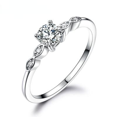 925 silber einzelnen edelstein engagement braut wunderschöne High Grade ring Weibliche Edlen Schmuck Wunderschöne Geschenk Hochzeit Engagement