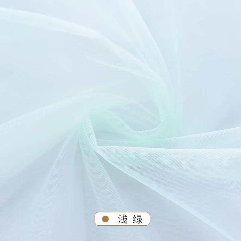 0.5m/1m/2m/5m Encrypt Soft Mesh Fabric For Curtains Wedding Dresses, Wedding Decorations Mosquito Nets DIY Net Craft Fabrics