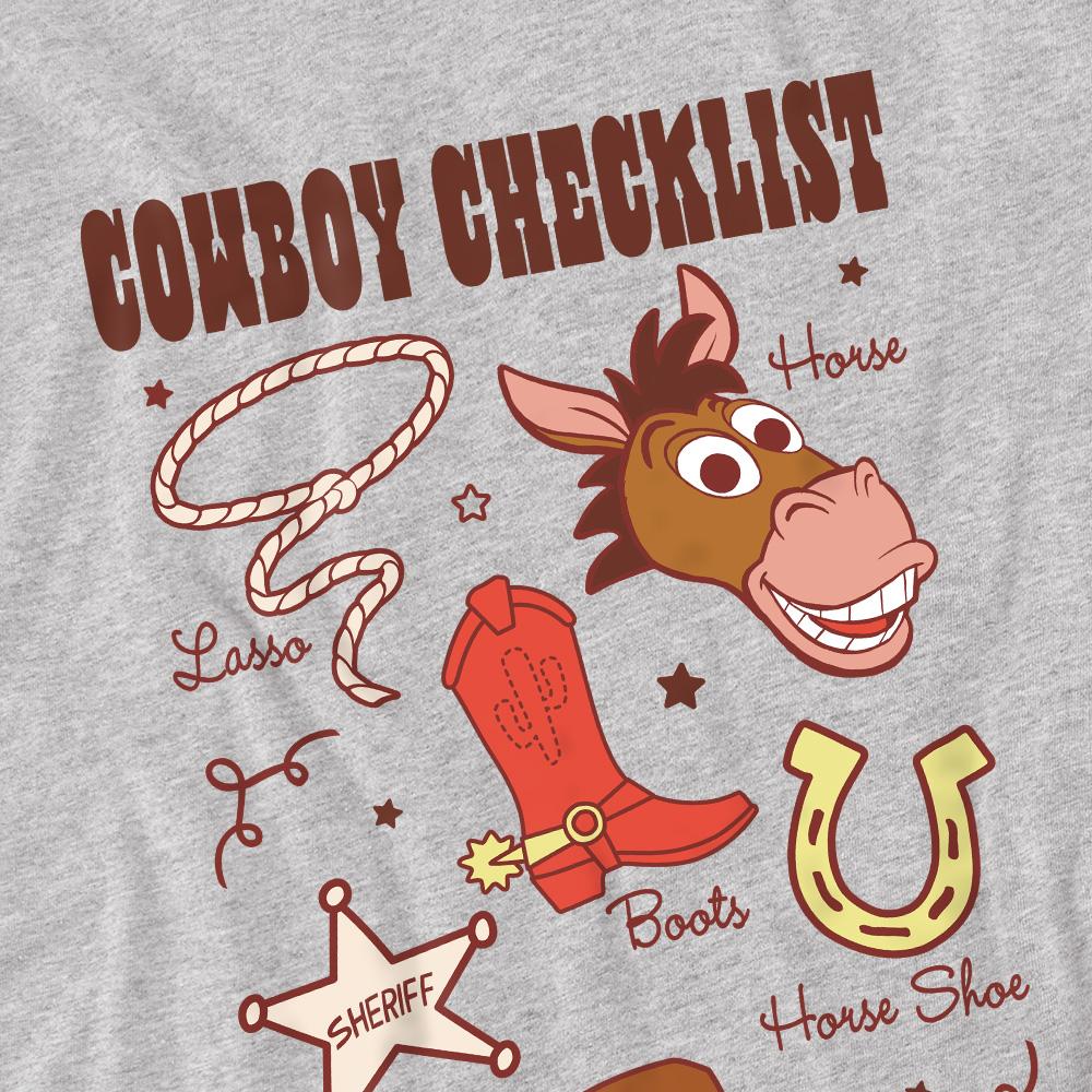 Toy Story 2 Childrens/Kids Checklist Cowboy T-Shirt