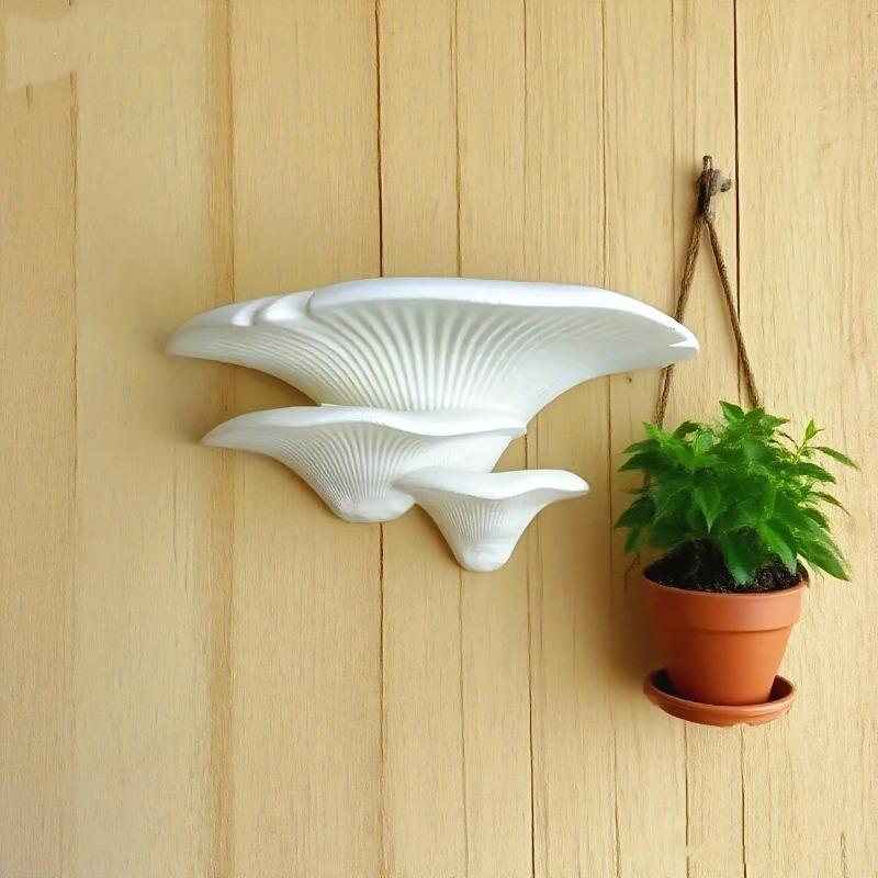 Mushroom Wall Hanging Rack, Cute Mushroom Decor Storage Rack, Fantasy Mushroom Shelf, Room Wall Decor, Home Decoration Display Rack
