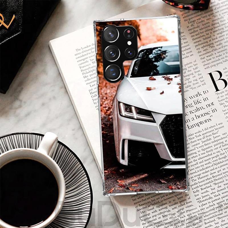 Super Car For A-Audis R-S Sport Cover For Samsung Galaxy S23 S22 S24 S25 Ultra Phone Case S21 Plus S20 FE S10 + S25Ultra Print F