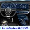 Dla Kia Sportage NQ5 Środkowa Konsola Samochodu Panel Multimedialny Nawigacja Folia Ochronna TPU Odporna na Zarysowania Naklejka na Wnętrze
