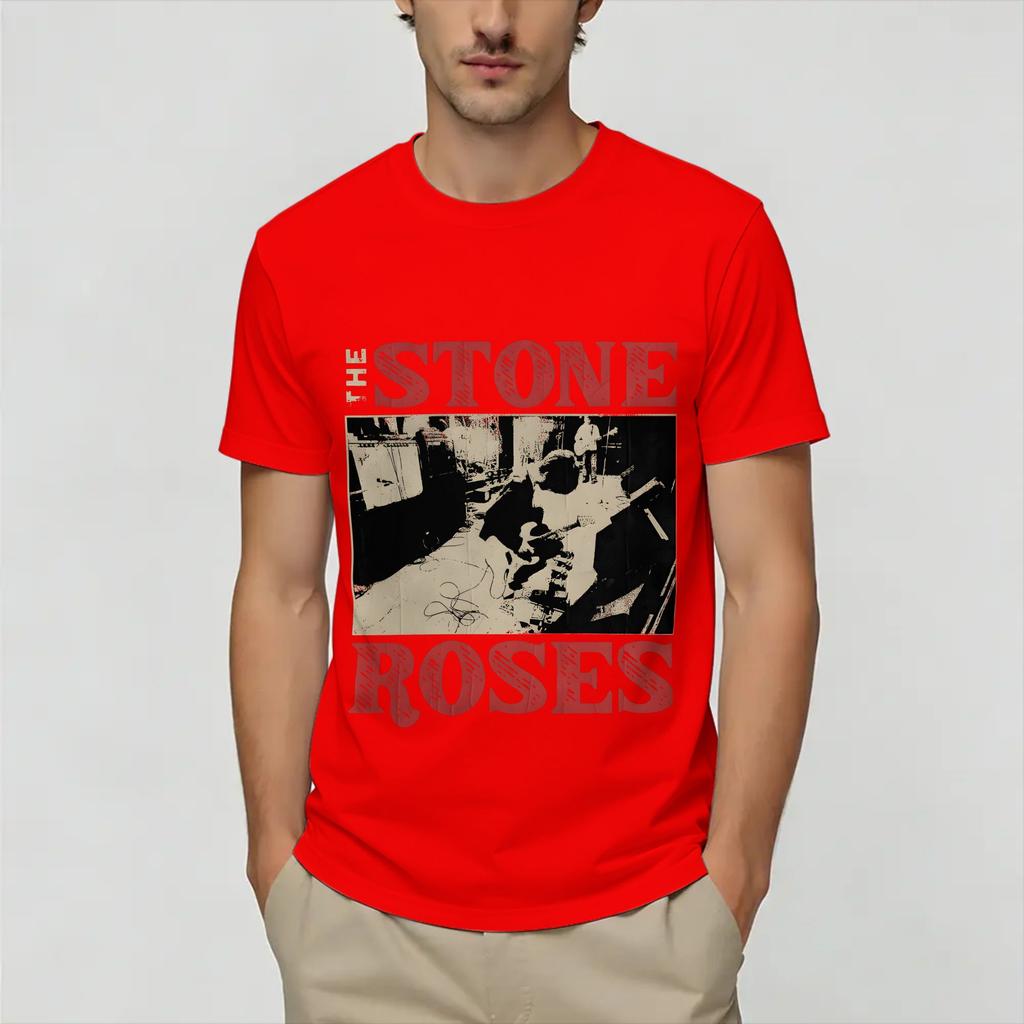 The Stone Roses T Shirt Summer Harajuku T Shirts Unisex 100 Cotton ONeck Plus Size 5XL Tees ShortSleeve Vintage Tops