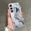 Luxury Grey‑Blue Gold‑Veined Marble Electroplated Phone Case for Samsung  Galaxy S26 S25 S24 S23 Ultra  S22 Ultra S20 Ultra