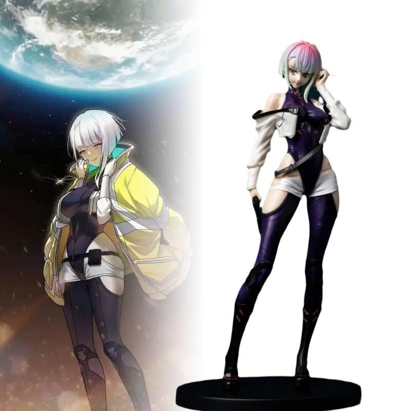 Edgerunners Cyberpunk Lucyna Kushinada Figurine Pc Game Model Ornament Gift Toy