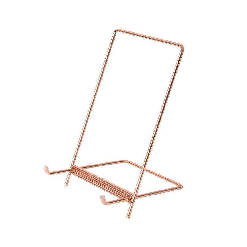 Iron Art Desktop iPad & Display Stand - Metal Electroplated Recipe Rack