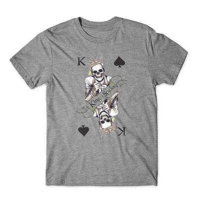 King of Spades T-Shirt. Skull Cards Shirt 100% Cotton Premium Tee New