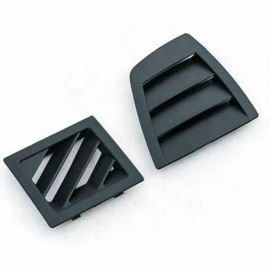 Dashboard Side Air Vent Outlet Cover Trim Bezels for Dodge Charger 2006-10 Black