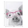 Pig Portrait Poster, animal, nature, wildlife, bacon, farm Throw Blanket funny gift Bed covers Stuffeds Soft Beds Blankets