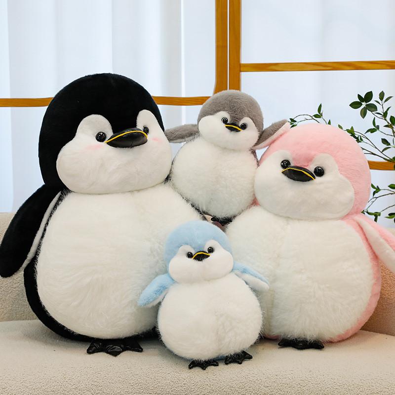 Adorable Black And Gray Soft Penguin Plush Toy Perfect For Kids Birthday Gifts