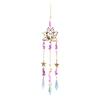 Crystal Sun Catcher Lotus Wall Hanging Rainbow Maker Suncatchers for Living Room Or Office Decoration