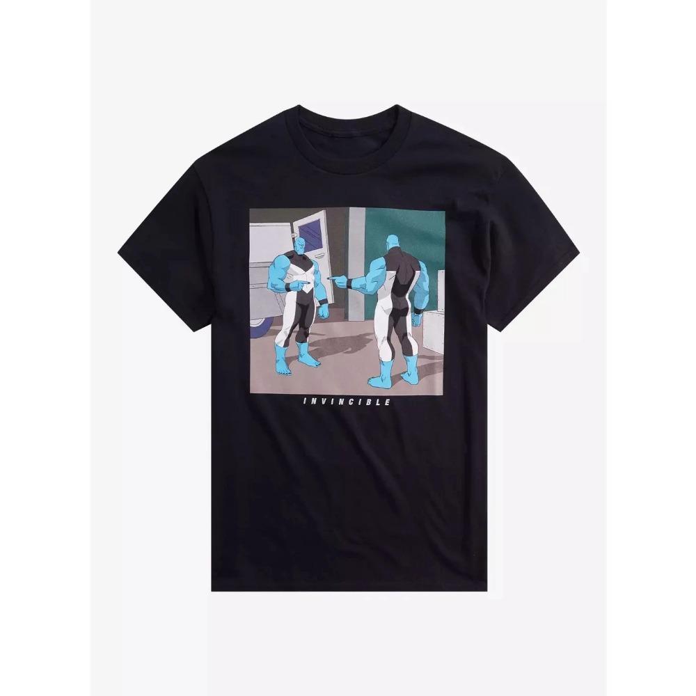 

Лето 2025 года, новая модная футболка с принтом из нескольких элементов, хлопковая футболка, повседневная мужская и женская футболка для кемпинга и ужина XXXXL