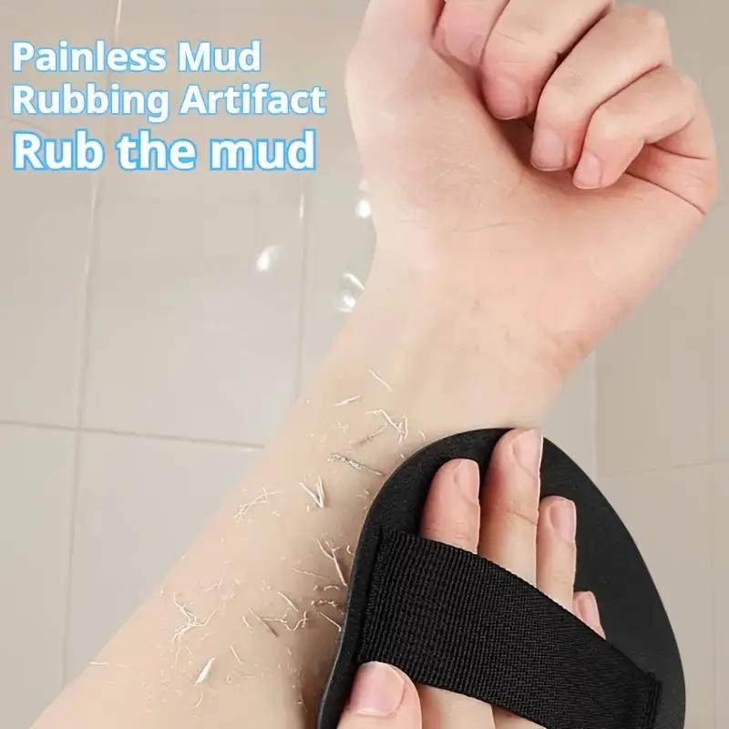Schmerzloser Peeling-Handschuh - Verbessertes Riemendesign für müheloses Schrubben in der Dusche oder im Spa