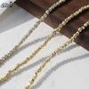 EFFIE QUEEN 925 Sterling Silver Simple Beads Bracelet Fashion Chunky 4mm Ball Beads Chain Bracelet Stackable Jewelry Gift GAB04