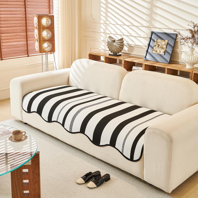 Wave Special-Shaped Sofa Cushion Universal In All Seasons  Simple Wind Cushion Non-Slip And Dirt-Resistant Cover Cloth Cushion