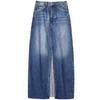 Fashion Style 2024 Summer New Arrival Women's Easiest for Match Slit Design High Waist Mid Length Long Length Denim Skirt 2553241