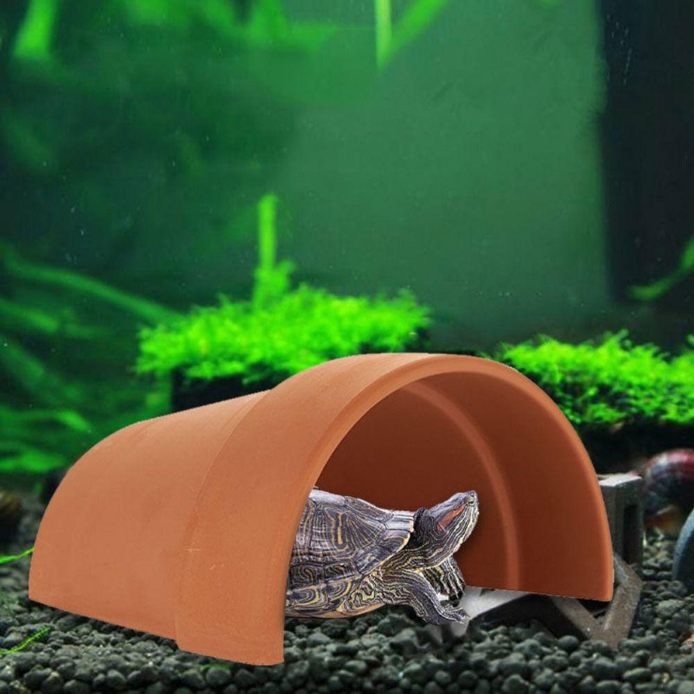 Breathable Fish Shrimp House Ceramics Crab Safe House Fish Spawning Cave  Aquarium Decor