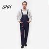 Work Jumpsuit Bib Overalls Adjustable Shoulder Straps Pockets Wide Leg Solid Color Coverall Multi-Pocket Uniforms Tool Storage