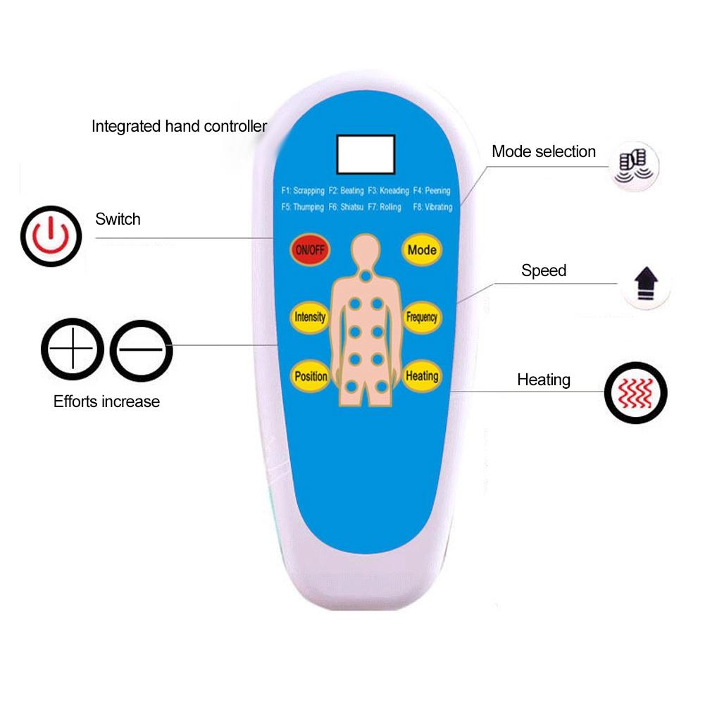 Electric Heated Arthritis Knee Pad Leg Massager Warm Heating Therapy Massager UK 220V