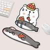 Capybara Printed Mouse Wrist Support Pad Soft Keyboard Pad Cartoon Mouse Pad  Computer Accessories