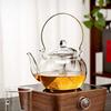 900ml Starry Sky Lid High Borosilicate Glass Teapot with Infuser and Filter Cooking Herbs Puer Oolong Tea Pot Kung Fu Tea Maker