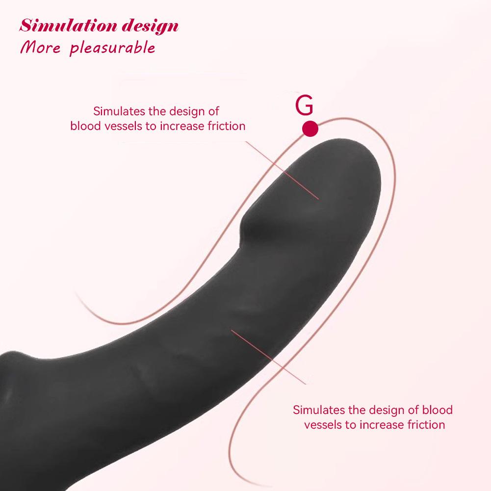 Popruh bez ramínek na vibrátorech pro ženy Dildo s dvojitou hlavou Vibrační dildo na penis pro lesbičky Erotické sexuální hračky pro dospělé pro páry 18+