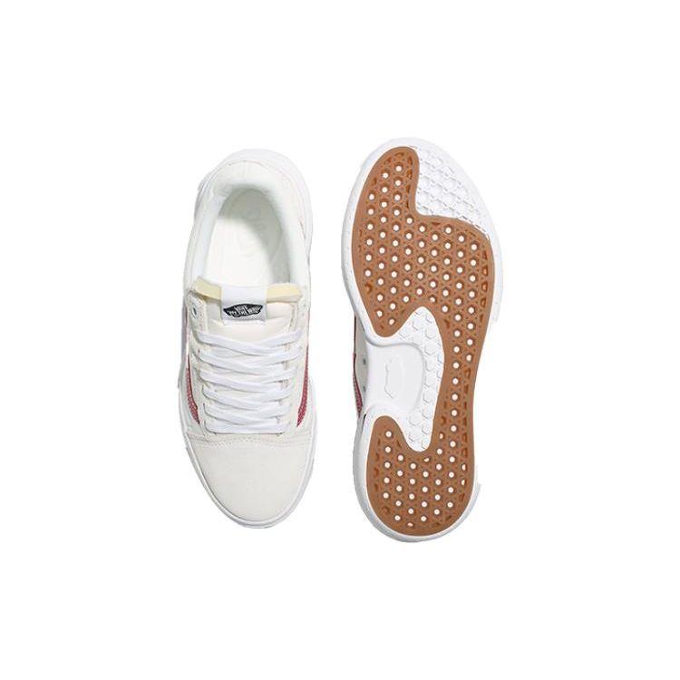 Vans Unisex tenisky Old Skool Overt ComfyCush bílé červené VN0A7Q5ECPE