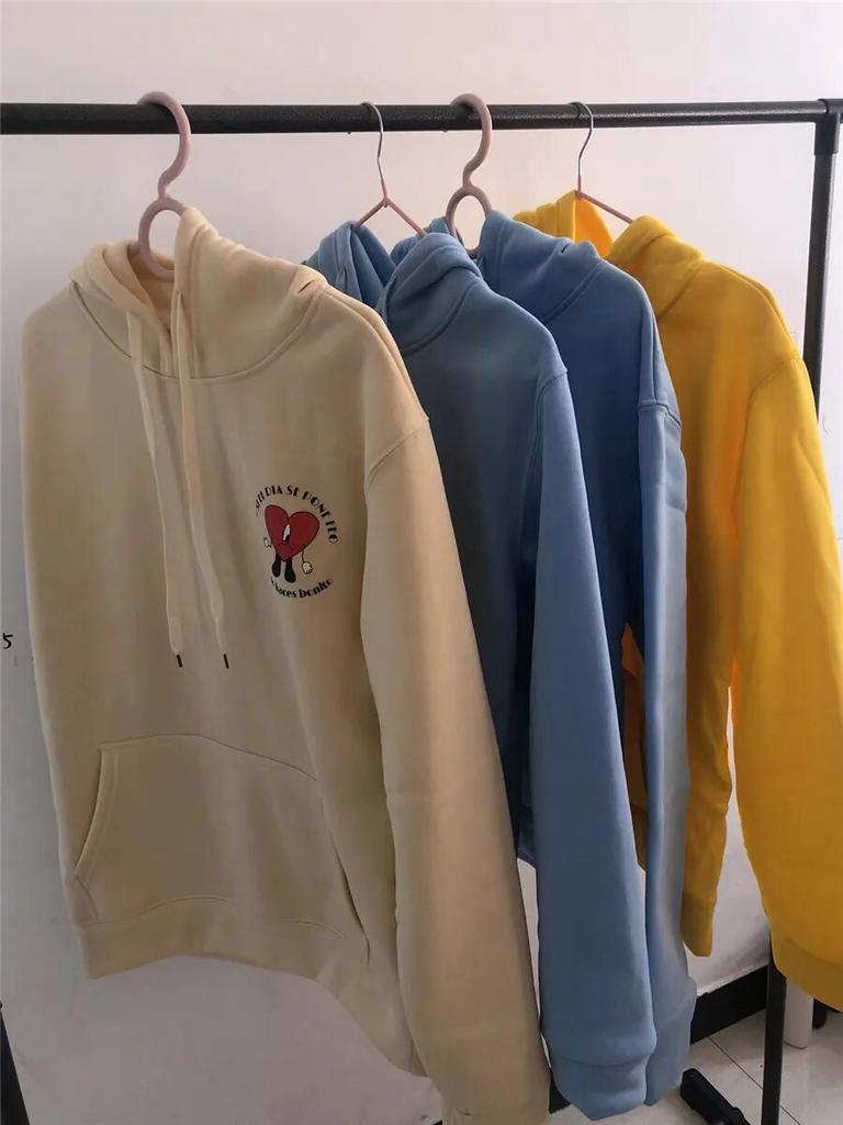 Hot 2022 Unisex Hoodies Hip Hop Bad Bunny UN VERANO SIN TI Print Harajuku Fleece Pullover Male Sweatshirt Women Hoody Clothing Tops