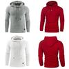 Men's Soft Hooded Pullover Jacket In Fashionable Colors For Stylish Comfort