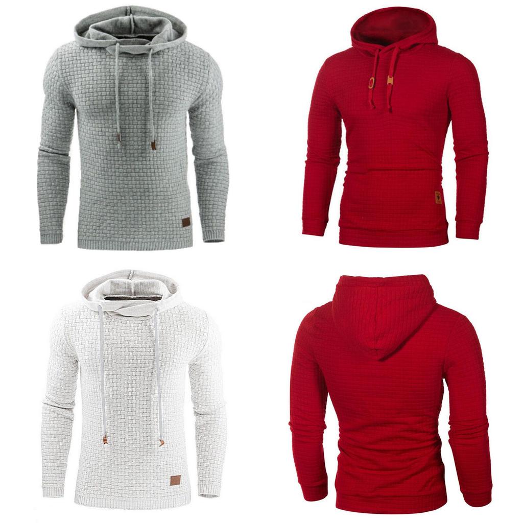 Men's Soft Hooded Pullover Jacket In Fashionable Colors For Stylish Comfort