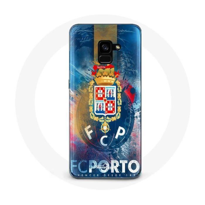 Coque - Maniacase - Samsung Galaxy A5 2018 - Souple - Porto fond bleu - Protection décorative
